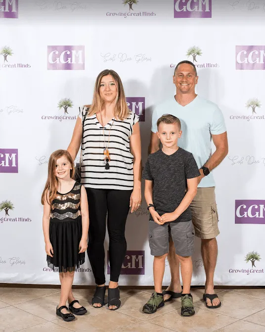 The Weidman family — founders of Highland Academy hybrid homeschool in Hickory NC